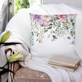 thumbnail image 3 of 24x24 Pillow Covers Set of 2, Eucalyptus Flower Throw Pillow Covers Decorative Couch Cushion Case, Sage Green Botanical Boho Leaf Pink Microfiber Square Pillowcases for Bedroom Car Living Room, 3 of 7