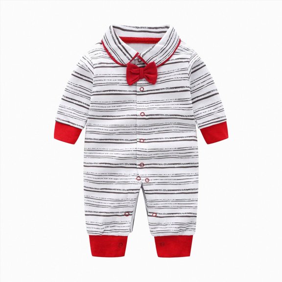 YDFCWX Baby Outfits Unisex Newborn Baby Boy Fall Outfits Infant Long Sleeve Romper Jumpsuit Baby Boy Long Sleeve Romper E,9-12 Months