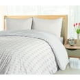 thumbnail image 4 of Ambesonne Retro Duvet Cover Sets, Pastel Simple Shapes, 2-King, Champagne White, 4 of 6