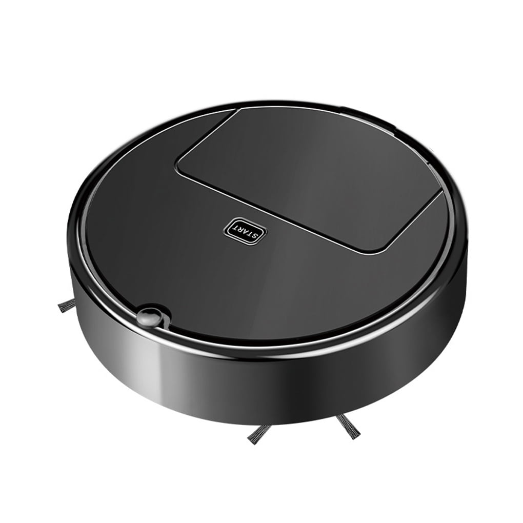 YY.Home 3-in-1 Vacuuming, Sweeping and Mopping Robot, Smart Auto Suction Vacuum, Low Noise Hair Dust Remover Sweeper Floor Washing Tool, Black