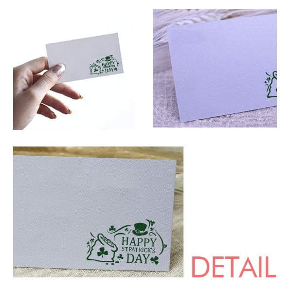 red autumn thank you card birthday paper greeting wedding appreciation