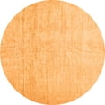 thumbnail image 1 of Ahgly Company Indoor Round Solid Orange Modern Area Rugs, 3' Round, 1 of 1