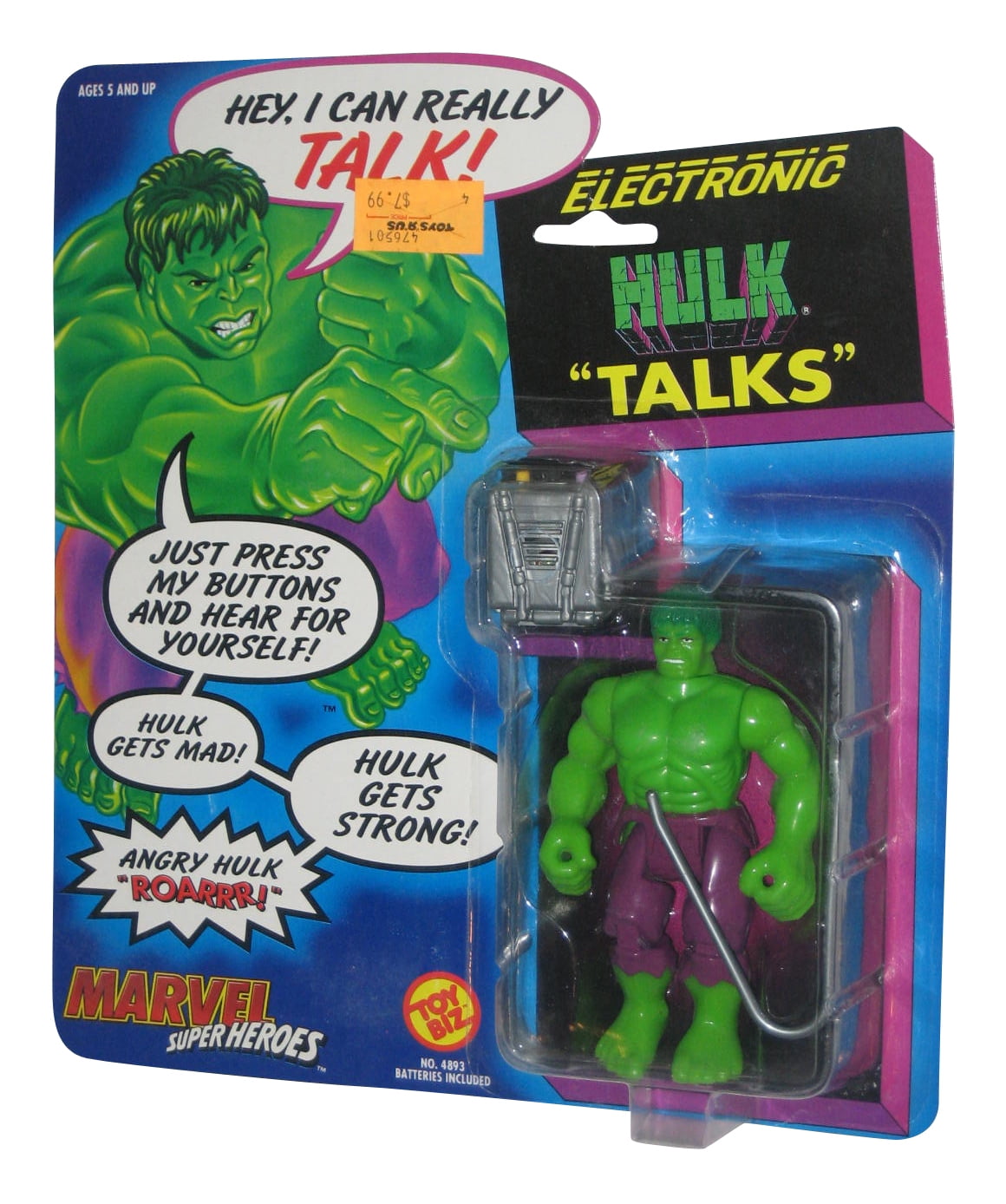 talking incredible hulk toy