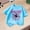 Blue, variant on Piuwrlz 8 Girls T Shirts Girl Shirts Tops Crew Neck Kids Graphic T-Shirts Blue Size 8 Years