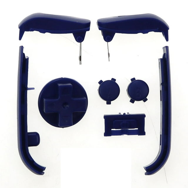 Pour Console Gameboy Advance GBA Remplacement Boutons Multi-Couleurs Claviers L R A B D Pads Boutons Marche/arrêt Bleu