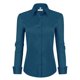 thumbnail image 1 of Camisas con botones Siliteelon para mujer, manga larga, azul vaquero, 1 of 9