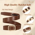 thumbnail image 6 of JASGOOD Ratchet Belts for Women Leather Belt for Jeans Pants with Automatic Sliding Buckle, 6 of 10