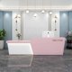 thumbnail image 4 of Beauty Salon Reception Desks Hospital Computer Cashier Shop Rostrum Reception Desks Mobile Recepcion Mostrador Bar Furniture My Lux Decor Round, 4 of 8