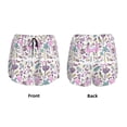 thumbnail image 5 of Lsque Summer with Flamingo Printed Women's Running Shorts with Liner Pockets,Elastic Quick Dry Workout Athletic Gym Yoga Shorts,Womens High Waist Shorts-X-Large, 5 of 9
