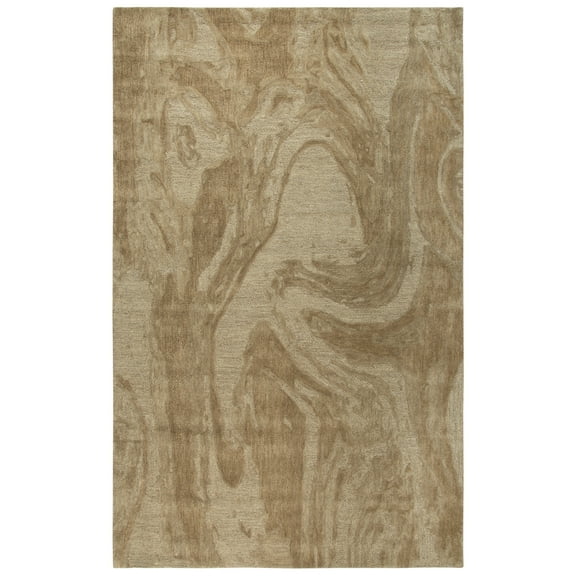 Alora Decor Emerson 10' x 13' Abstract Brown/Gray/Rust/Blue Hand-Tufted Area Rug