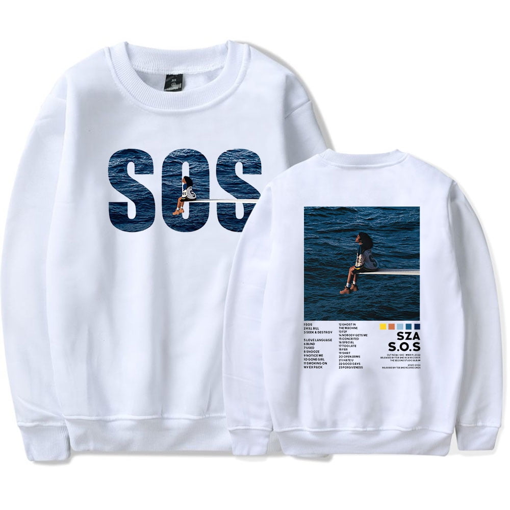 SZA New Album SOS Merch Men Crewneck Sweatshirts Women Casual