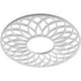 thumbnail image 2 of 32"OD x 11"ID x 1"P Cannes Architectural Grade PVC Pierced Ceiling Medallion, 2 of 8