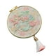 thumbnail image 5 of Espejo de maquillaje con borla, espejo de bolsillo plegable y portátil clásico, ideal como regalo navideño. Rosa, 5 of 9