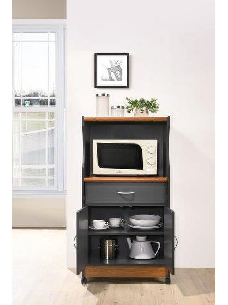 Hodedah Microwave Kitchen Cart, Multiple Colors - Walmart.com