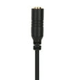 thumbnail image 1 of TRS to TRRS Converter Adapter Cable, Male Female 3.5mm Earphone Headphone Microphone Converter Cable, Compatible with Smartphone, Tablet, DSLR Camera, 1 of 7