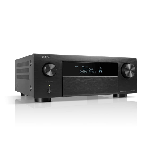 Receptor Denon AVR-X4800H de 9,4 canales - Cine en casa 8K UHD AVR (125 W x 9) Bluetooth integrado, Wi-Fi y transmisión HEOS en varias habitaciones, Dolby Atmos, DTS:X Pro, IMAX mejorado y Auro 3D