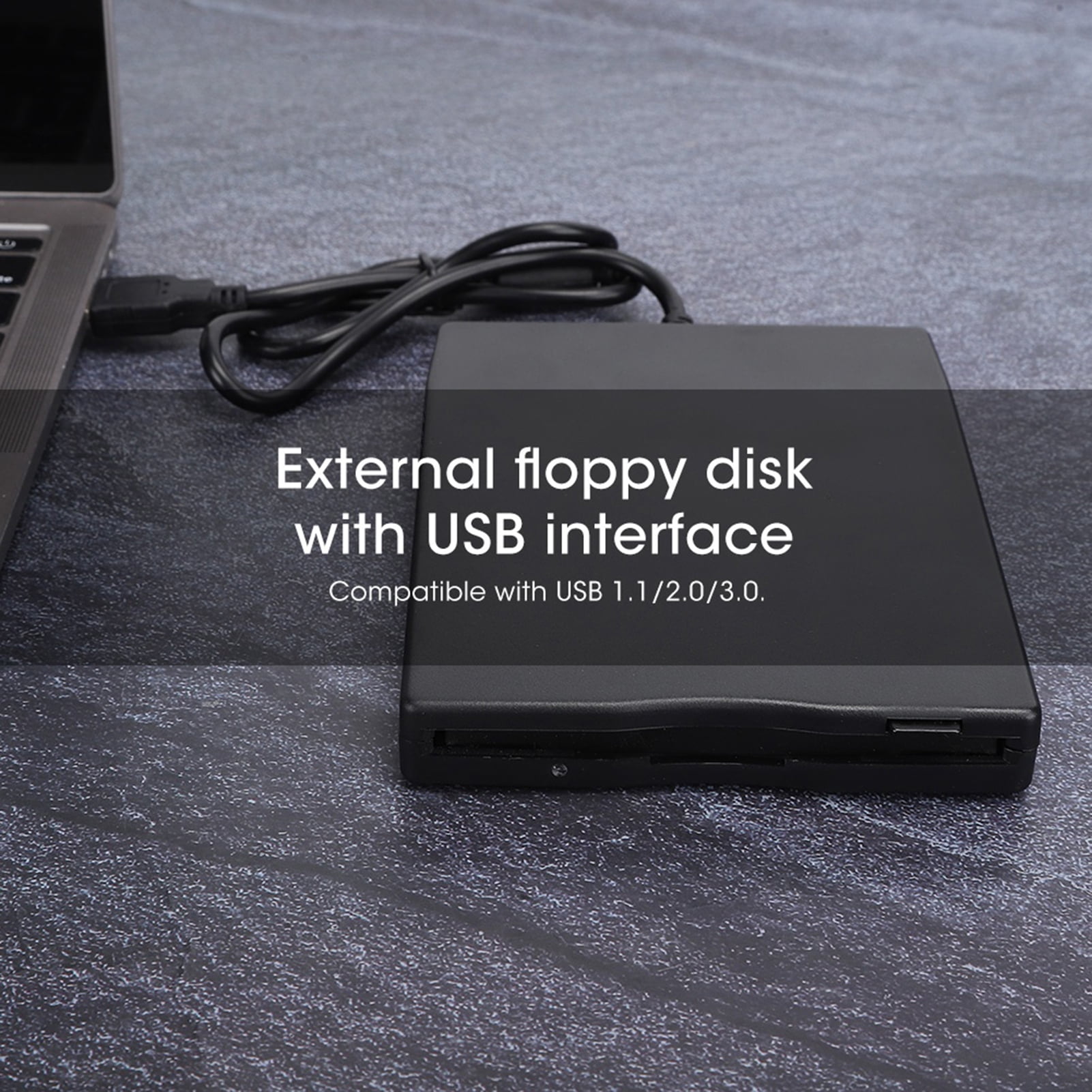 Computer Accessory, USB Port Powered 3.5-Inch Floppy Drive, For Desktop For Desktop And Laptop Computers