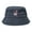 Navy Blue, variant on Postal Worker Flag Washed Bucket Hat For Men Women Denim Bucket Hat Sun Hat Cowboy Fishing Beach Hat
