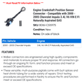 thumbnail image 2 of Engine Crankshaft Position Sensor Connector - Compatible with 2000 - 2005 Chevy Impala 3.4L V6 VIN E FI Naturally Aspirated GAS 2001 2002 2003 2004, 2 of 2