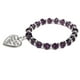 thumbnail image 3 of Pulsera de cristal púrpura, pulsera de moda para mujer, pulsera de metal púrpura, pulsera colgante, rendimiento de primer nivel, 3 of 8