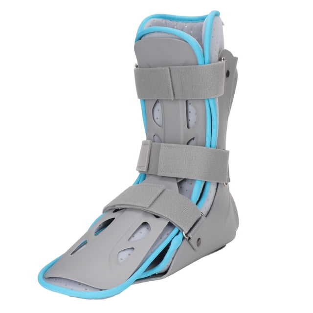 Attelle de Cheville Respirable Serrage Réglable Fracture Récupération Pied Cheville Fixation Attelle avec Pied BaffleLeft