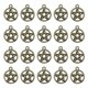 thumbnail image 1 of 20pcs Round Alloy Hollow out Star Pendants Charms DIY Jewelry Making Accessory for Necklace Bracelet (Bronze), 1 of 3