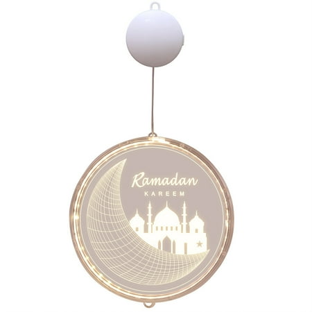 

LingStar Led Decorative Lights Ramadan Mubarak Eid FestivalLamp For Outdoor Indoor Patio Bedroom Party Decor