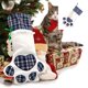 thumbnail image 4 of Medias de Navidad para mascotas, 18.0 in de poliéster y algodón para colgar medias de Navidad para fiestas de Navidad, decoraciones personalizadas, bolsa de almacenamiento para perros (azul, 1 unidad) Ormromra ZFSDFLD71, 4 of 4