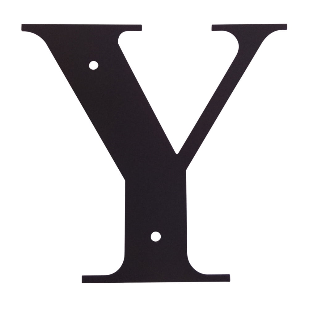 Beautifully Crafted Wrought Iron Letters - Perfect for Home, Business, or Mailbox Decor (6 3/8" W x 6" H)