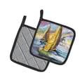 thumbnail image 2 of Middle Bay Lighthouse Sailboats Pair of Pot Holders, 2 of 3
