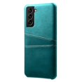 thumbnail image 2 of KSQ PU Leather + PC Diseño de ranuras para tarjetas traseras dobles Carcasa rígida elegante para Samsung Galaxy S22 5G -5774312918210 Estilo F Samsung Galaxy S22 5G Verde, 2 of 4