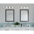 thumbnail image 3 of Progress Lighting Gather 3-Light Bath Bracket, Brushed Nickel, Etched Glass Shades, 3 of 4