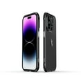 thumbnail image 1 of SaniMore for iPhone 14 Pro 6.1 "2022 Metal Bumper Frame + Lens Protector Case Heavy Duty Protective Anti-shock Drop Resistant Wear-resistant Ultra-thin Design for Women Men For iPhone 14 Pro, Black, 1 of 12