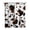 White-375, variant on Cow Print Shower Curtain, Waterproof Fabric Bathroom Curtain with Plastic Hooks, Machine Washable Country Farmhouse Black and White Cow Pattern, Rustic Vintage Animal Art Decor