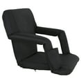 thumbnail image 5 of ZENY Stadium Seat Chair Reclining Bleachers W/Padded Cushion - 6 Reclining Positions, Black, 5 of 11