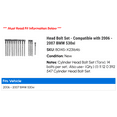 thumbnail image 2 of Head Bolt Set - Compatible with 2006 - 2007 BMW 530xi, 2 of 2