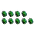 thumbnail image 1 of Paquete de 9 brocas K9 de color rosa y verde para uñas con forma de fondo puntiagudo, para decoración de uñas, 1 of 5