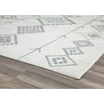 thumbnail image 5 of Soleil BR15L Native White Tribal Moroccan Light Gray Area Rug, 8'x10', 5 of 10