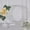 Silver, variant on YALLOVE 10-Piece 12-Inch Floral Hoop Table Centerpiece with Crystal Clear Acrylic Base