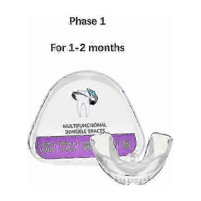 Teeth straightener, dental braces orthodontic teeth trainer set for adults, alignment 3 stage tooth retainers