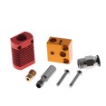 thumbnail image 2 of Extruder Kit,40w Compatible With Kit With Nozzle Sock 12/24v 40w 3d Printer Block Silicone Sock Cr-10s 3 3 Silicone Sock 12/24v With Nozzle Block Cr-10 Cr-10s 3 Compatible With Cr-10, 2 of 6