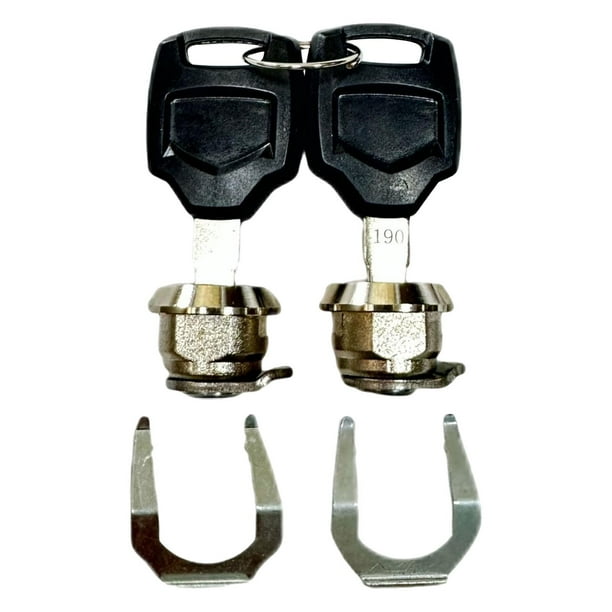 2 Cerraduras para Maletero de Motocicleta. Reemplazan Fácilmente Los Accesorios para Motocicletas. Cilindro de de Caja Trasera de Alto Rendi