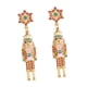thumbnail image 4 of 4xPendientes De Navidad Pendientes De Cascanueces Pendientes Navideños únicos Y Lindos De Vestir Rosa, 4 of 8