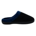thumbnail image 2 of ComfyFeet Everything Comfy Black and Navy Clog Slipper - Large, 2 of 7