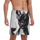 thumbnail image 2 of Fotbe Cool French Bulldog Wine Pantalones Cortos de Pijama para Hombre, Ropa de Dormir, Pantalones de Pijama Cortos para Hombre-Large, 2 of 6