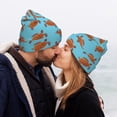 thumbnail image 5 of Lsque Turtle Pattern Knitted Beanie, Unisex Winter Hat, Knit Hat Winter Beanies Thick Fisherman Beanies Cuffed Plain Skull Caps, 5 of 6