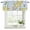 Light Blue, variant on 2 Pack Valances for Window, Spring Forsythia Flowers Short Curtains for Kitchen Bedroom Living Room, Yellow Floral Hummingbird Gray Plaid Rod Pocket Small Window Treatment Valance Drapes 42 x 18 Inch