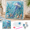 Black, variant on Marine Diamond Art Kit, DIY Jellyfish Bead Art Set with Blue Sea Life Canvas Colorful Gems and Craft Tools for Adults, Wall Decor Gift