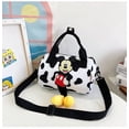 thumbnail image 3 of Disney-Bolso de mano animado de Mickey y Minnie para mujer, bolsa de hombro de almacenamiento para niños, bolsa de bolos de Mickey Mouse para niñas, regalo de vacaciones, 3 of 4