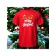 thumbnail image 1 of Playera Con Estampado De Merry Christmas Con Cuernos De Reno Color Rojo Talla Mediana Marca Emil SaEs, 1 of 4
